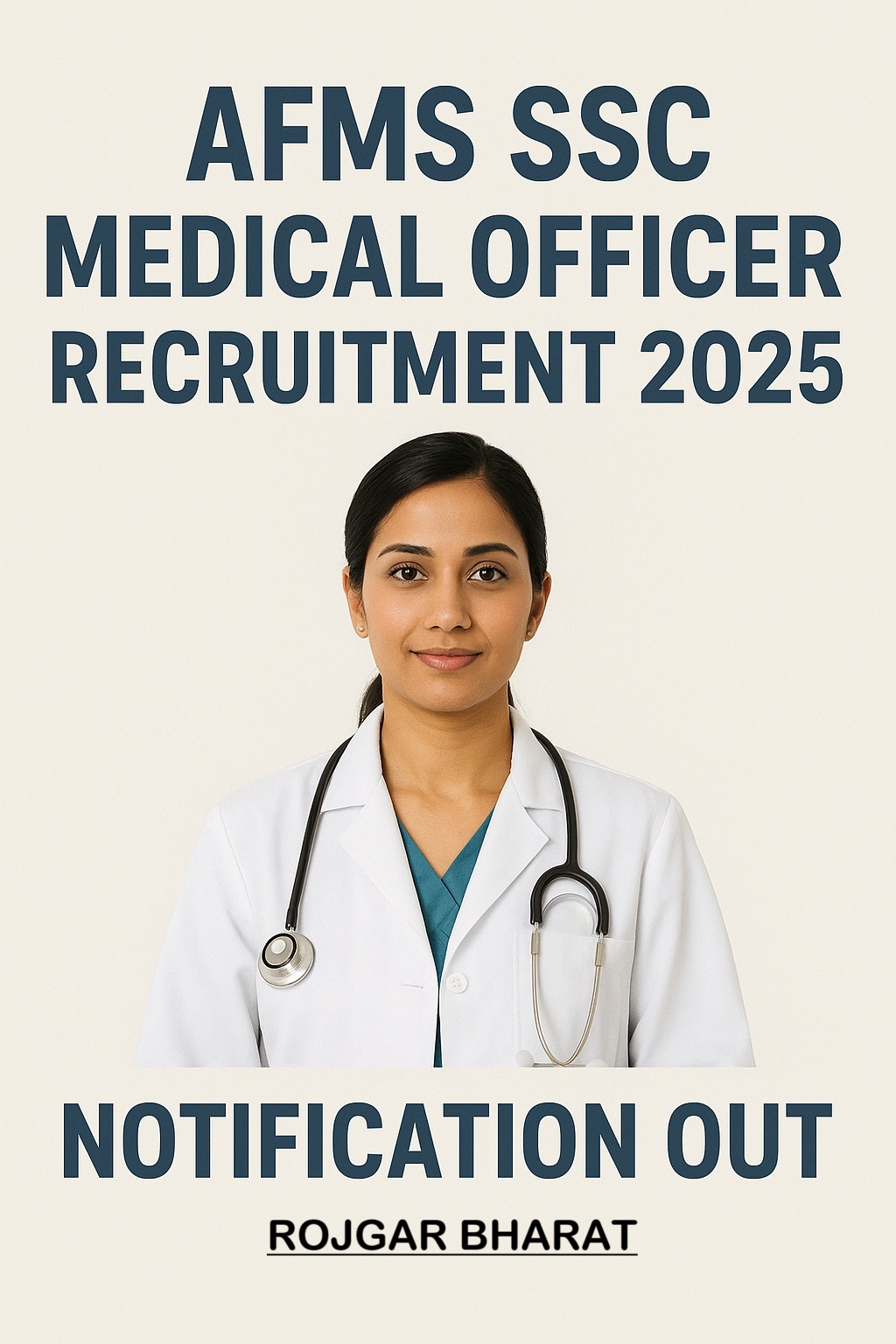 AFMS SSC Medical Officer Recruitment 2025 Notification Out