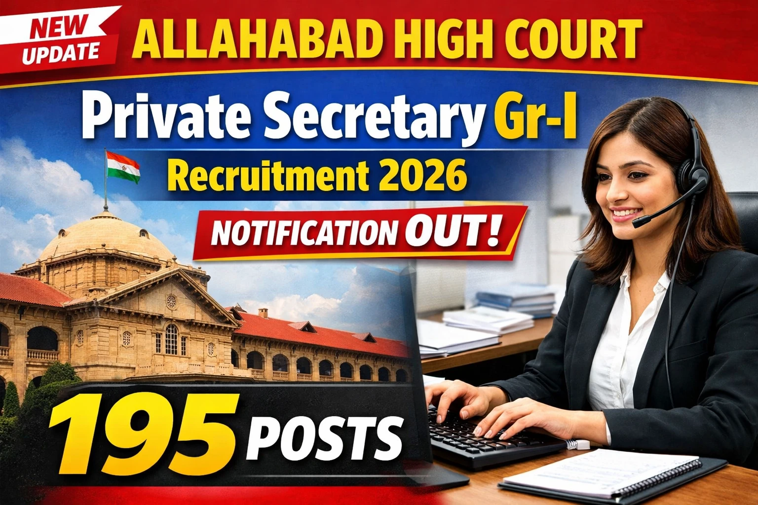 Allahabad High Court Private Secretary Gr-I Recruitment 2026