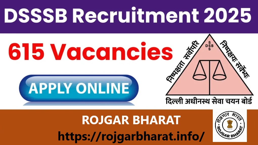 DSSSB Non-Teaching Various Post Recruitment 2025 