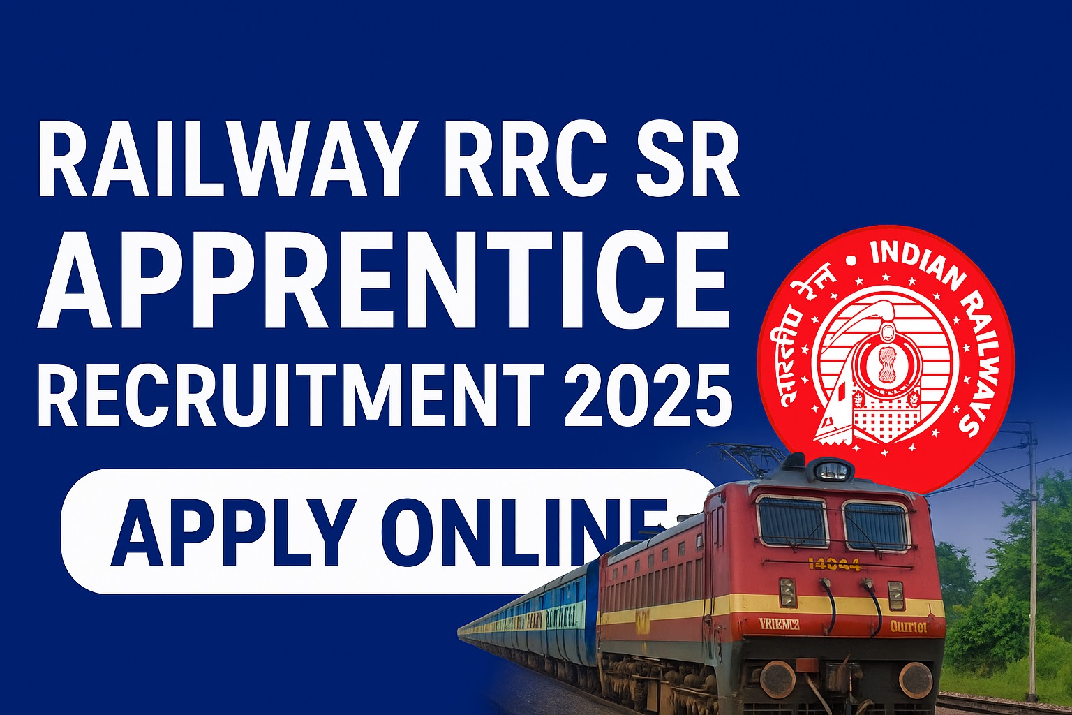 Railway RRC SR Apprentice Recruitment 2025 Apply Online