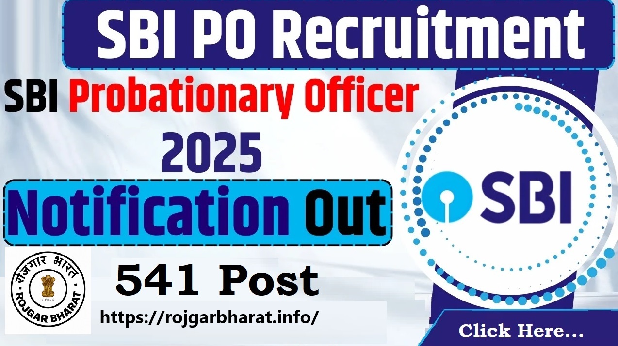 SBI PO Recruitment 2025