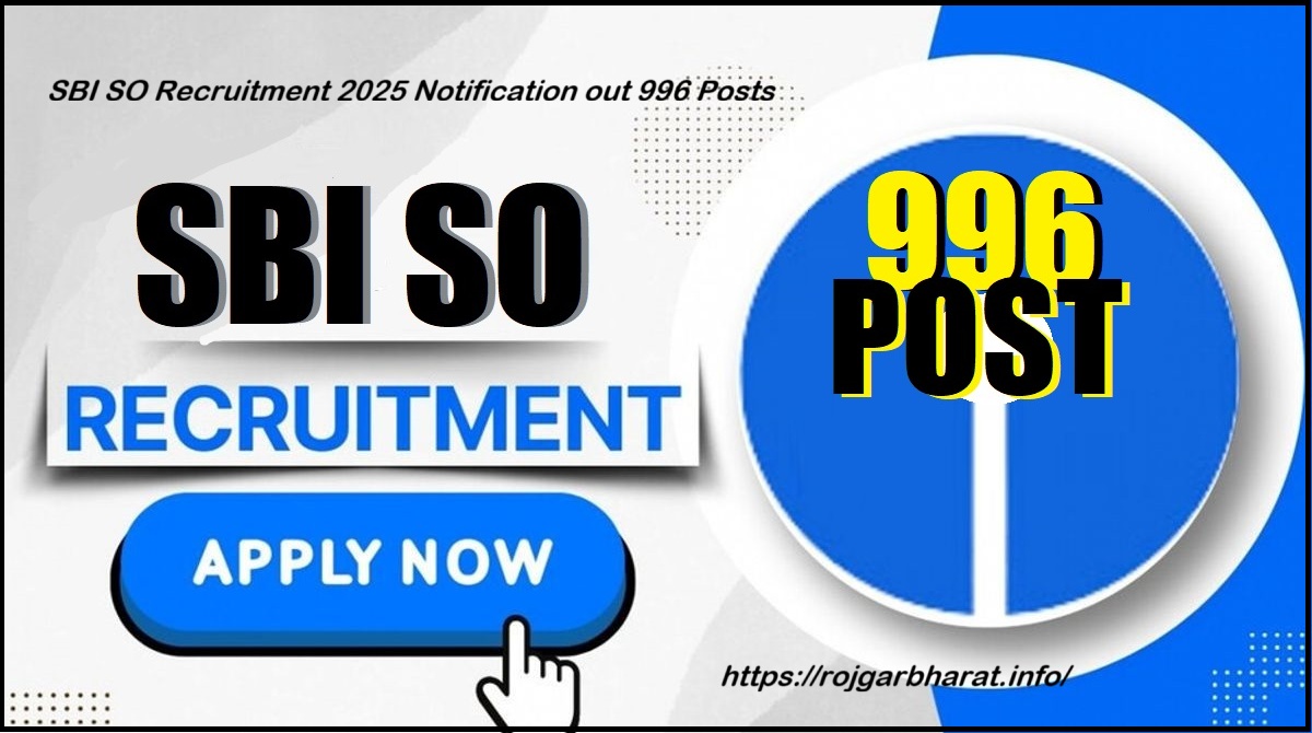 SBI Bank Specialist Officer (SO) 2026
