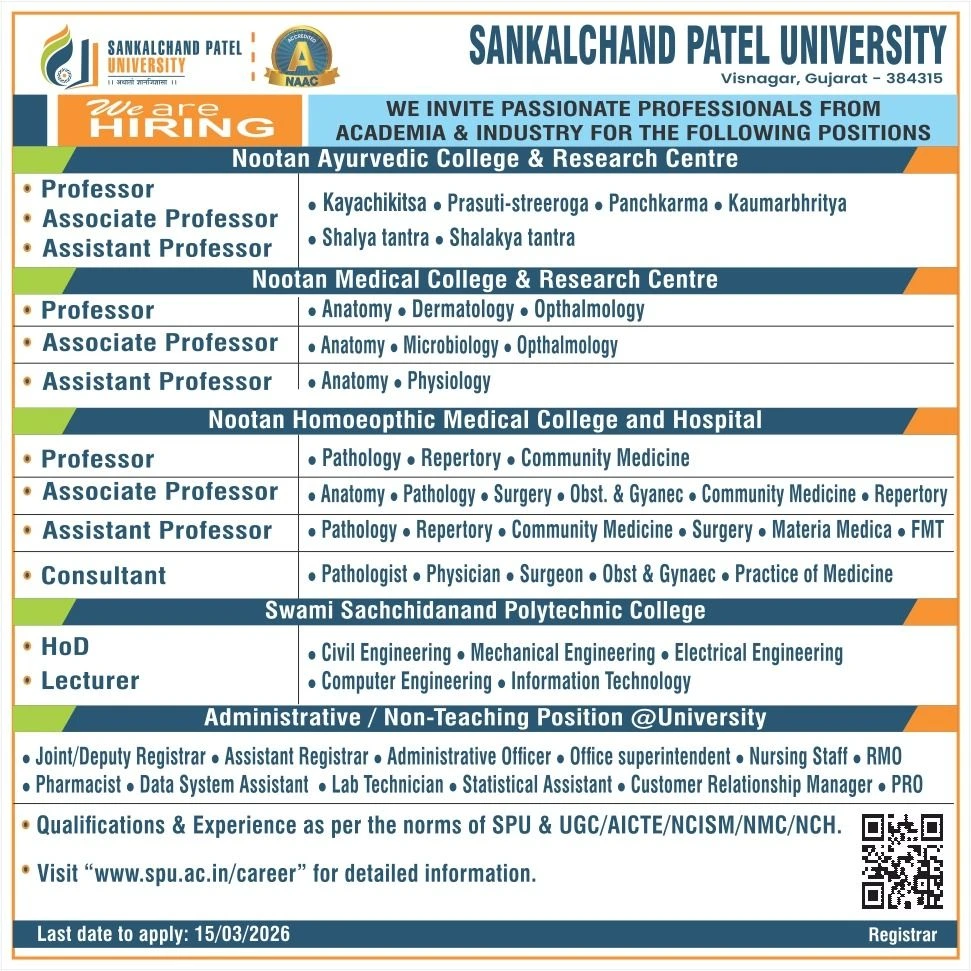 SPU Teaching & Non-Teaching Recruitment 2024